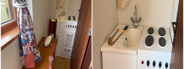 La casa más estrecha del mundo mide un metro de ancho, tiene estética retro y papeles pintados poperos