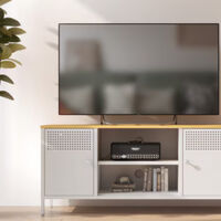 Con diseño minimalista y precio reducido: este el mueble para la tele ideal para tu hogar 