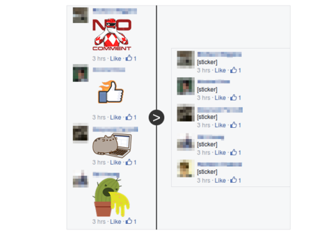 ¿No quieres ver los stickers de Facebook en sus comentarios? Unsticker.me te ayuda a conseguirlo