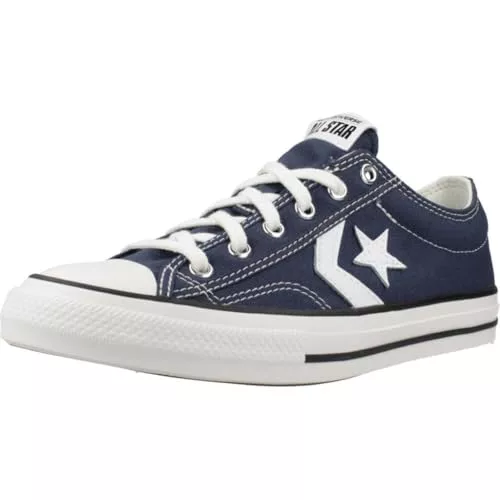 Converse A06891C Star Player 76 FOUNDATIONAL Canvas Hombre Navy/Vintage White/Egret EU 37.5