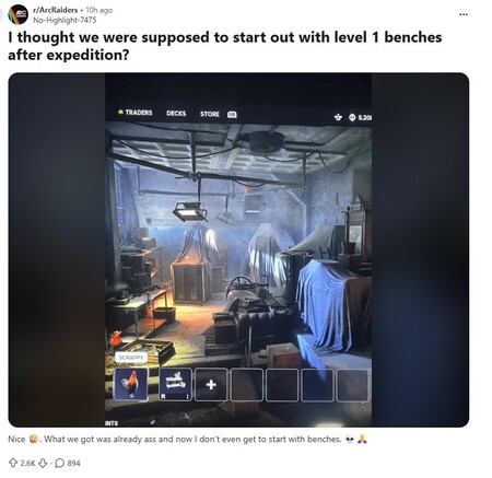 Arc Raiders Mesas De Trabajo Expedicion