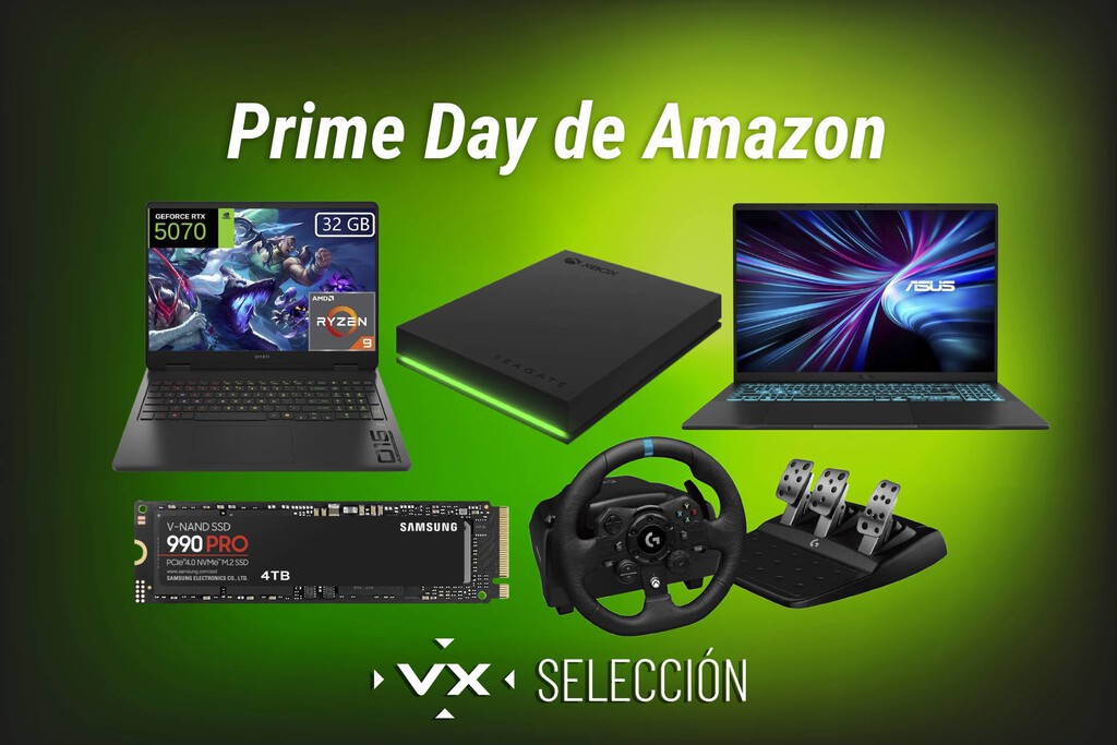 Prime Day de Amazon: los mejores chollos gaming en portátiles gaming, SSD, periféricos y más Prime Day de Amazon: los mejores chollos gaming en portátiles gaming, SSD, periféricos y más
