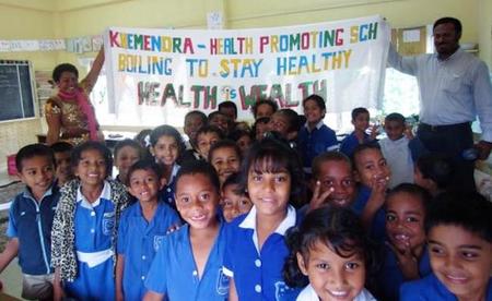 En las escuelas de las islas Fiji también se fomenta la alimentación saludable