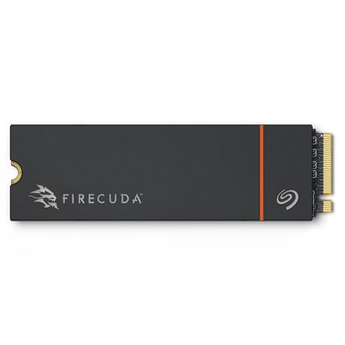 Seagate FireCuda 530R NVMe SSD 1TB, PS5/PC, M.2 PCIe Gen4 ×4 NVMe 1.4, 7.300 MB/s, 3D TLC NAND, 640 TBW, con disipador de calor, Rescue Services (ZP1000GM3A073)