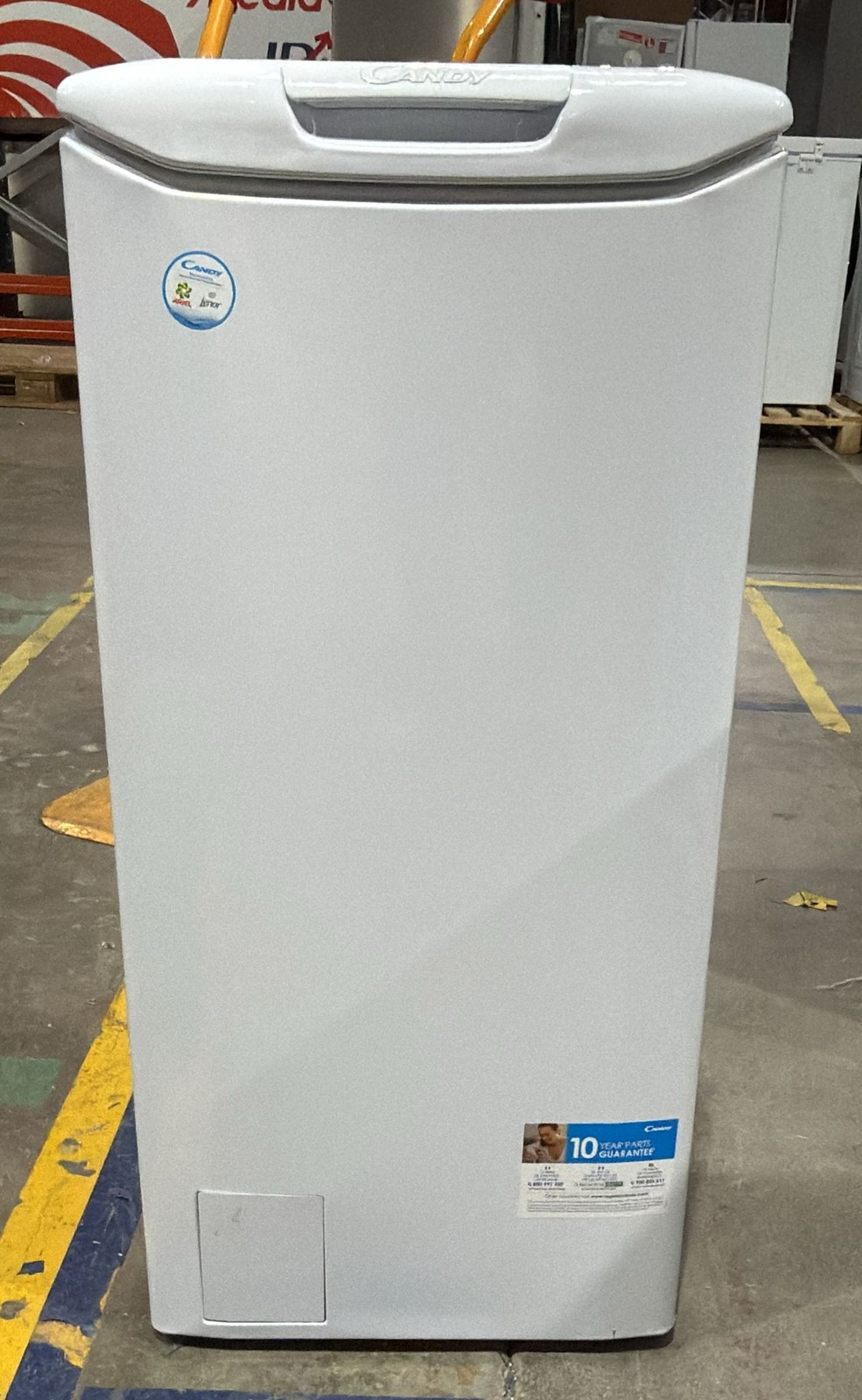 Lavadora carga superior - Candy Smart CSTG282D2/1-S, 8 kg, 1200 rpm, 16 program