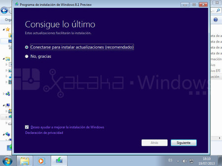 Decidiendo sobre actualizaciones