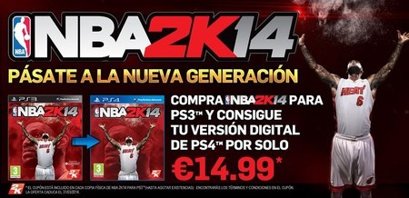 'NBA 2K14' hará fácil la transición de PS3 a PS4