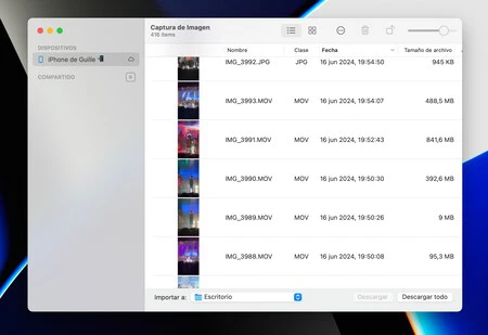 iPhone から Mac コンピュータに写真を転送