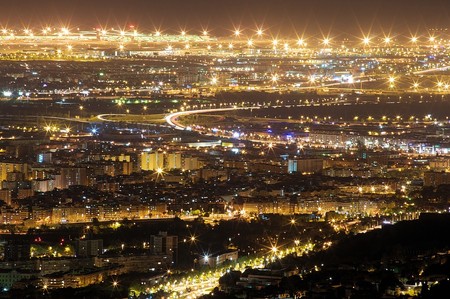Así se ve Barcelona a hipervelocidad