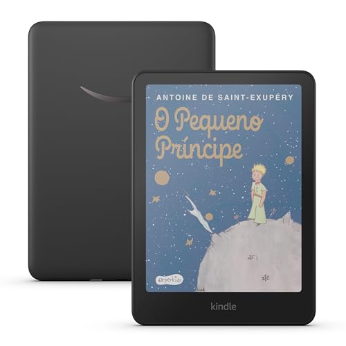 Apresentamos o Kindle Colorsoft (16 GB) - Com tela colorida e temperatura de luz ajustável - Cor Preta