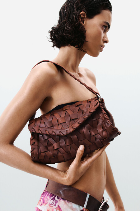 Bolso bandolera trenzado