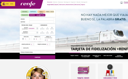 La nueva web de Renfe que ha costado 750.000 euros verá la luz en junio