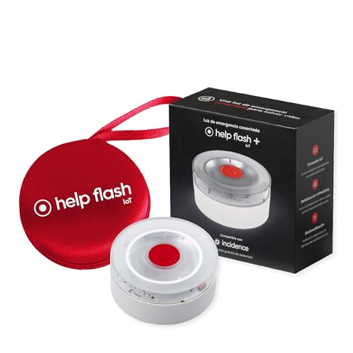 Help Flash IoT + Luz de Emergencia V16 con Geolocalización + Funda de Neopreno 