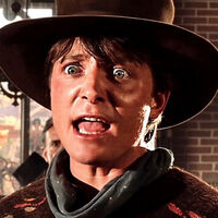 Michael J. Fox tenía que simular un estrangulamiento en Regreso al Futuro 3 y todos alucinaron con su actuación. Se estaba ahogando de verdad 