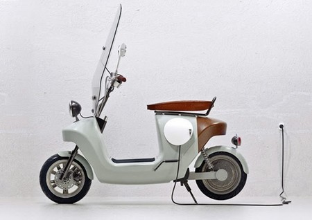 La moto eléctrica con carrocería de cáñamo