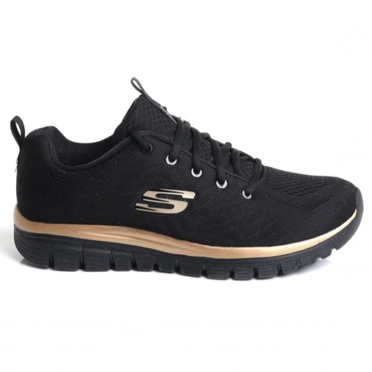 Skechers Zapatillas Graceful Get Connected Negro Mujer