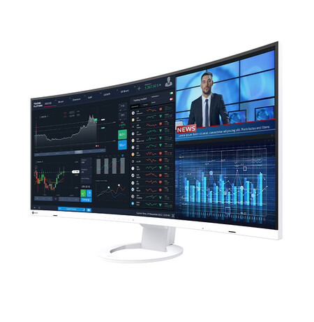 EIZO anuncia el FlexScan EV3895, un impresionante monitor ultrapanorámico con panel IPS curvo de 37,5 pulgadas