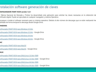 La descarga de la app para solicitar el certificado digital va tan lenta que la FNMT ha tenido que subirla a Google Drive