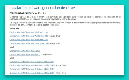 La descarga de la app para solicitar el certificado digital va tan lenta que la FNMT ha tenido que subirla a Google Drive