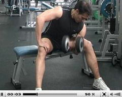 Video-tutorial sobre ejercicios de musculación