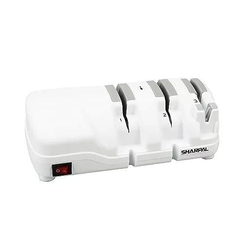 Afilador de cuchillos eléctrico SHARPAL 198H - Sistema de afilado profesional de 3 etapas