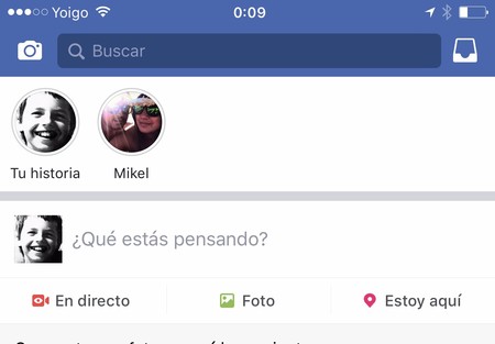 Facebook Stories para iPhone ya está aquí: así funciona