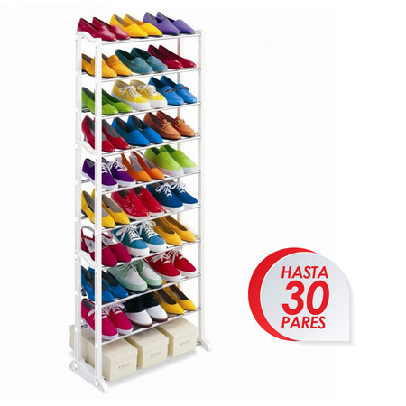 Por sólo 9,99 euros y con envío gratis, podemos hacernos con este mueble zapatero con capacidad para 30 pares en eBay