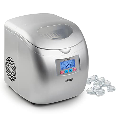 Máquina de cubitos de hielo Princess 283069 – Capacidad de 2,8 litros – 3 tamaños