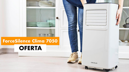 Deja de pasar calor con este aire acondicionado sin instalación Cecotec, de 1.800 frigorías, en oferta hoy por 199 euros