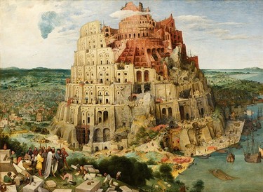 Babylon Tower, una mesa inspirada en la pintura 'La torre de Babel' de Brueghel