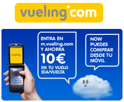 Vueling permite comprar billetes a través del móvil y ahorrarte 10€