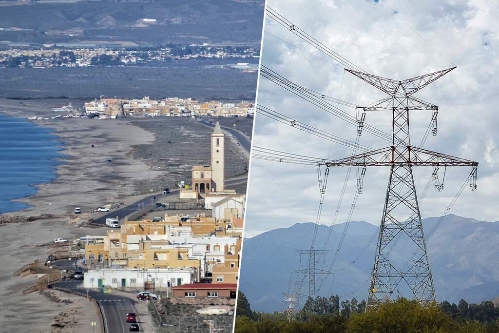 Sin cobertura y a oscuras: Cabo de Gata estalla contra una red eléctrica de los años 80 que no soporta el viento