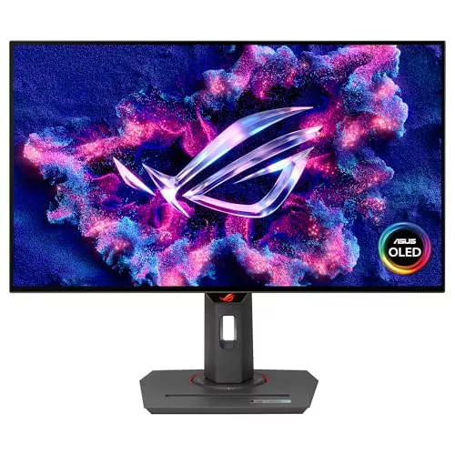 ASUS ROG Strix OLED XG27AQDMG - Monitor Gaming WOLED 27 Pulgadas 1440P, 240 Hz, 0,03 ms, disipador Personalizado, OLED Antiparpadeo, OLED Care, Brillo Uniforme, G-Sync, DisplayWidget Center