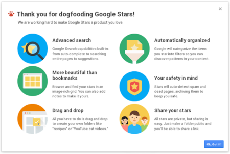 Así es Stars: un vídeo filtrado nos muestra la nueva apuesta de Google para gestionar favoritos