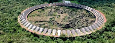 Parece un cráter o un observatorio espacial, pero en realidad es una de las obras de arte público más importantes de LATAM 