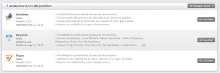 Apple actualiza iWork para iOS y OS X, comienza la recuperación de características perdidas