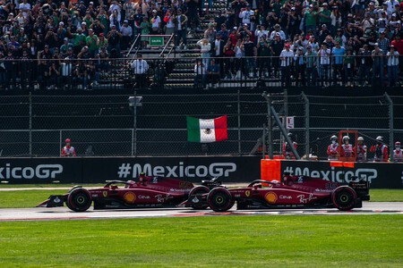 Sainz Leclerc Mexico F1 2022