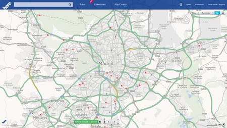 Here mapas con información de tráfico