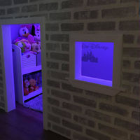 La genial "guarida de películas Disney" que hizo un padre para sus hijos como regalo de Navidad