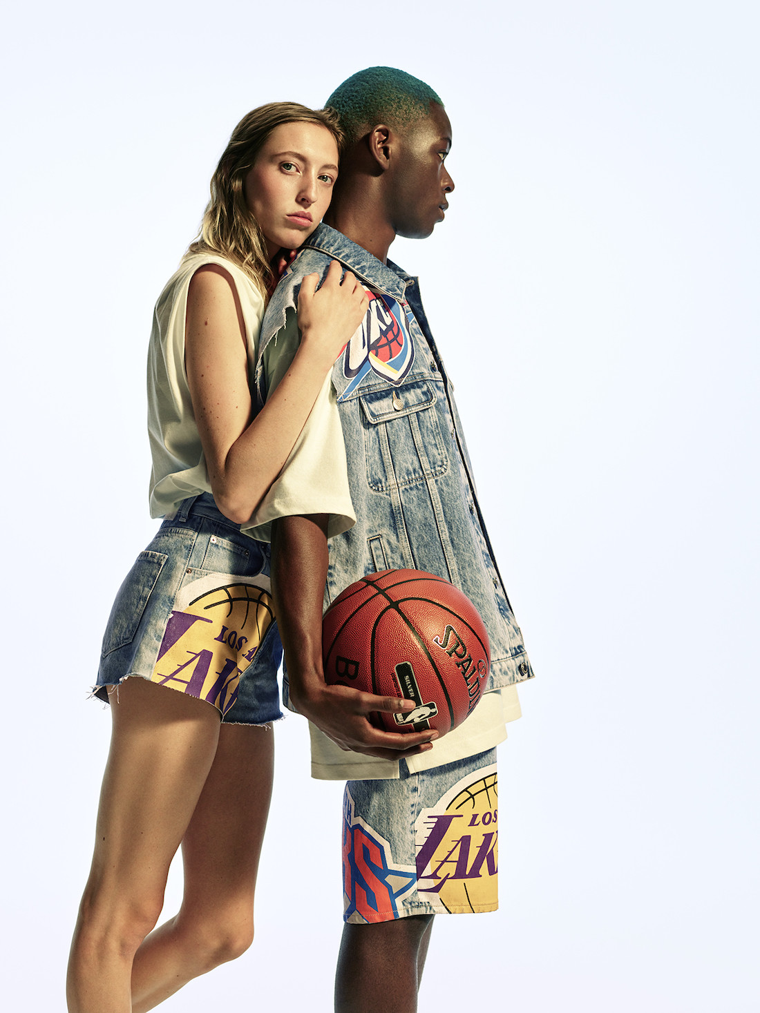 ropa de los lakers bershka