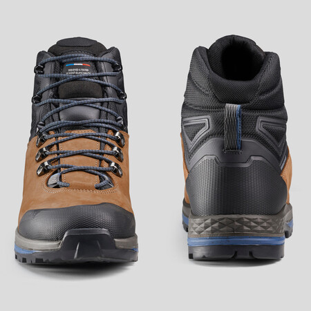 Botas De Montana Y Trekking Impermeables De Piel Hombre Forclaz Trek100 2
