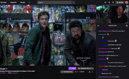 Los streamers de Twitch ya pueden emitir también películas y series, pero necesitarás una cuenta en Prime Video para verlas