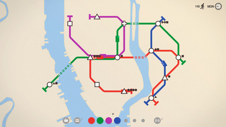 Mini Metro saldrá mañana en PS4 para que podamos diseñar nuestras líneas de transportes desde el sofá