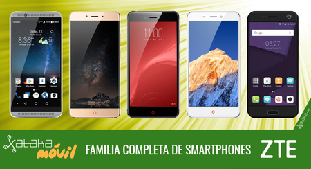 Nueva familia ZTE Blade V8, así encaja dentro del catálogo completo de smartphones ZTE en 2017