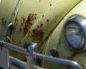 Corrosión en un VW Beetle
