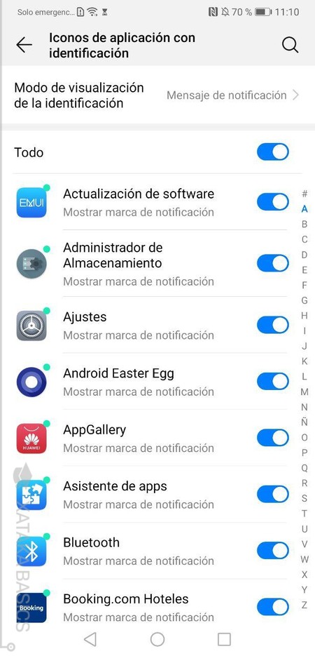 Simbolo Notificaciones