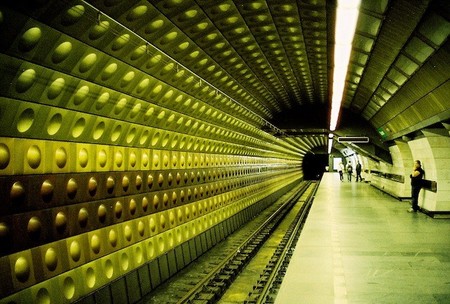 Vagones "del amor" en el Metro de Praga