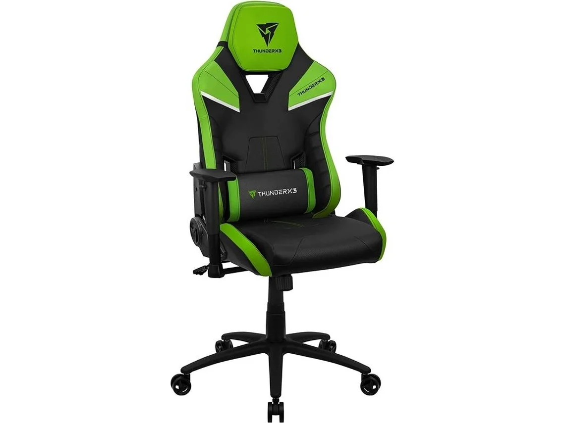 Silla Gaming THUNDERX3 TC5 (Hasta 150kg - Elevador a Gas Clase 4 - Verde)