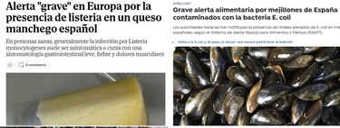 Grave alerta con las alertas alimentarias: la mayoría ni son alarmantes, ni son de alimentos que lleguen al supermercado