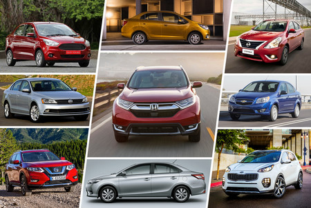 Los 23 autos más vendidos en México en 2017, un año retador para la industria